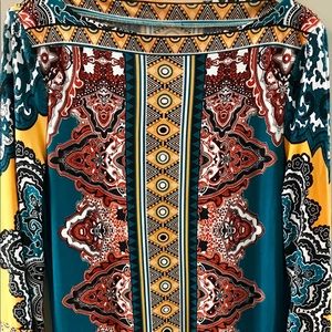 New digital mosaic print dress